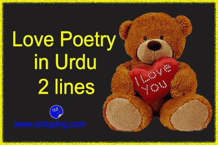 Love Poetry in Urdu 2 Lines​