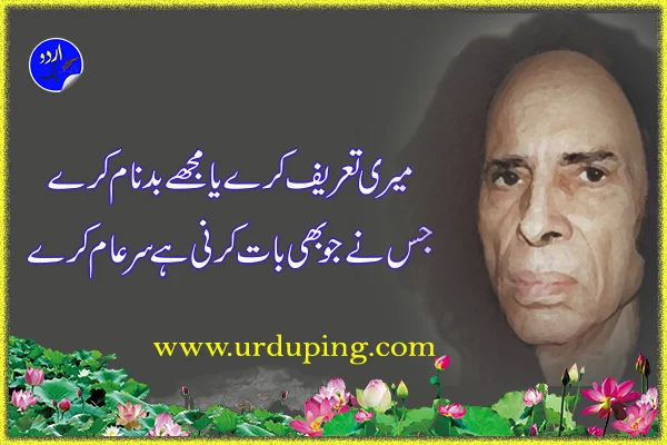 Jaun Elia Best Poetry in Urdu 2 Lines