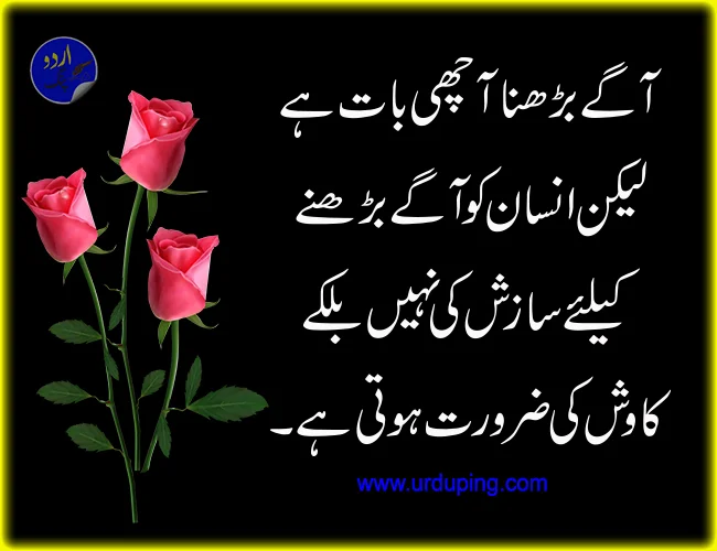 Motivational Quotes in Urdu Text